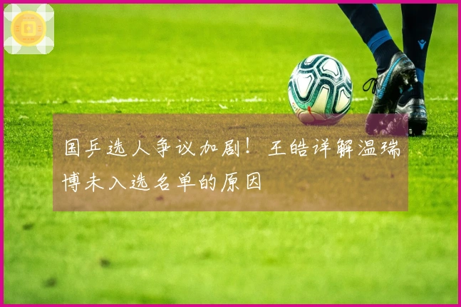 国乒选人争议加剧！王皓详解温瑞博未入选名单的原因