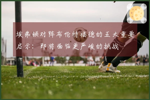 埃弗顿对阵布伦特福德的五大重要启示：即将面临更严峻的挑战